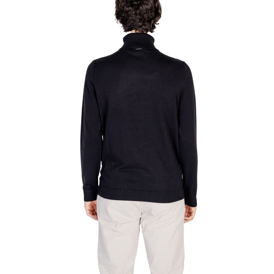 Antony Morato Black Cotton Turtleneck