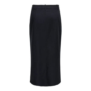 Jacqueline De Yong Gray Polyester Long Skirt