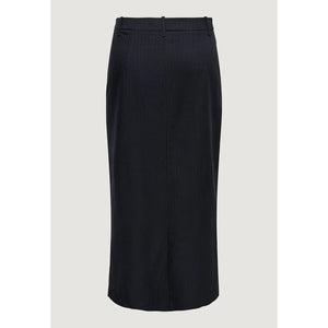 Jacqueline De Yong Gray Polyester Long Skirt
