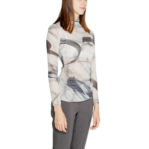 Rinascimento Gray Polyester Long Sleeve T-Shirt