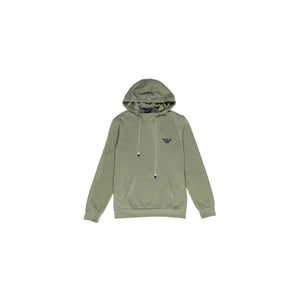 Emporio Armani Underwear Green Cotton Hoodie