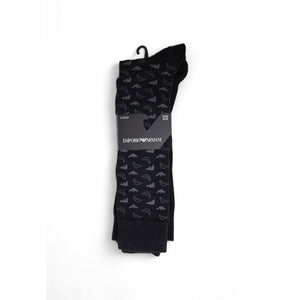 Emporio Armani Underwear Black Cotton Socks