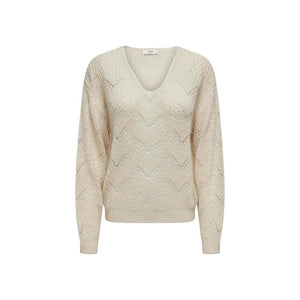 Jacqueline De Yong Cream Marabou Sweatshirt