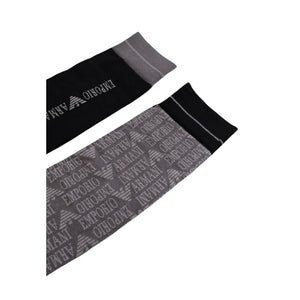 Emporio Armani Underwear Black Cotton Socks