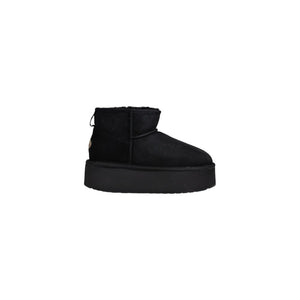 EMU Australia Black Leather Ankle Boots