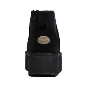EMU Australia Black Leather Ankle Boots