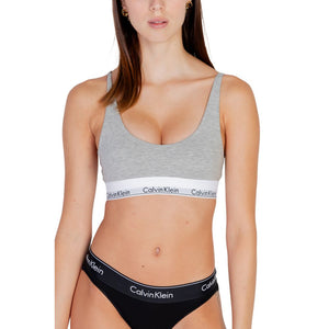 Calvin Klein Underwear Gray Cotton Bra