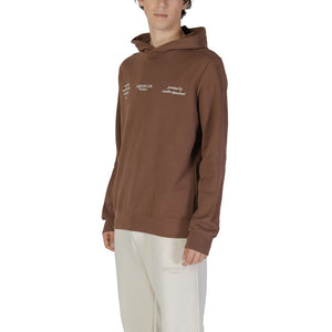 Underclub Brown Cotton Hoodie