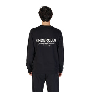 Underclub Black Cotton Sweatshirt