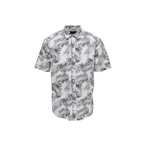 Only & Sons White Cotton Shortsleeve Shirt
