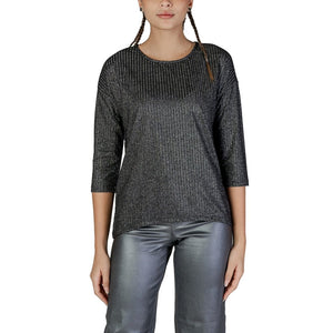 Vero Moda Bicolor Recycled Polyester Long Sleeve T-Shirt