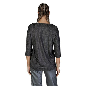 Vero Moda Bicolor Recycled Polyester Long Sleeve T-Shirt