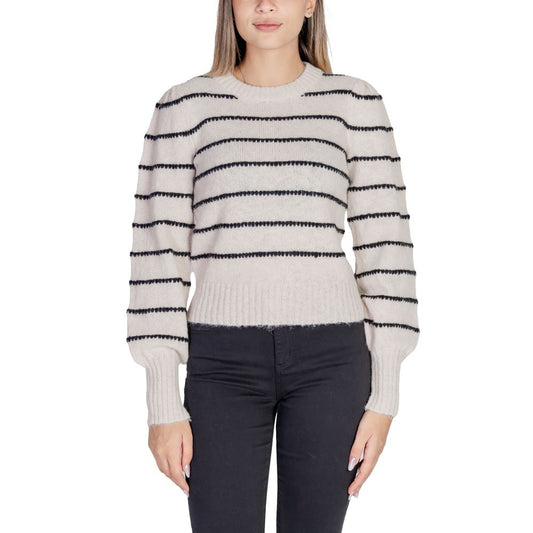 Jacqueline De Yong Gray Polyester Sweatshirt