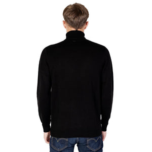Antony Morato Black Wool Turtleneck