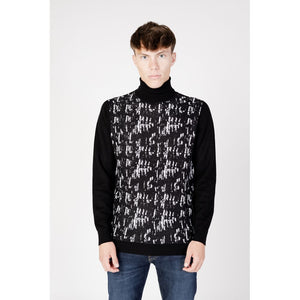 Antony Morato Black Wool Turtleneck