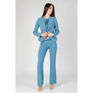 Rinascimento Turquoise Polyester Blazer