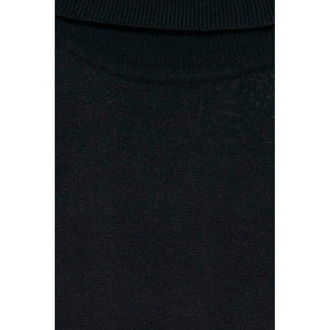 ICHI Black Viscose Turtleneck