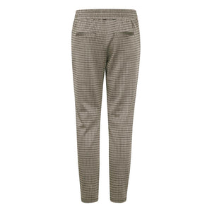 ICHI Beige Polyester Casual Pants