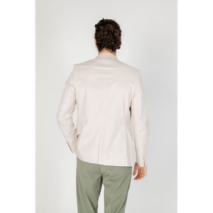 Antony Morato Cream Cotton Blazer