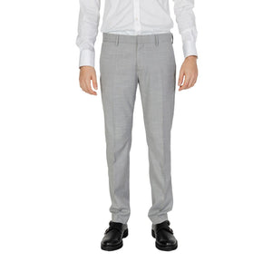 Antony Morato Gray Polyester Dress Pants