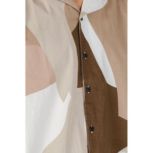 Only & Sons Brown Cotton Shortsleeve Shirt