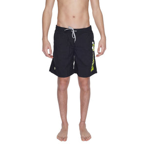 Blauer Black Polyamide Swim Shorts