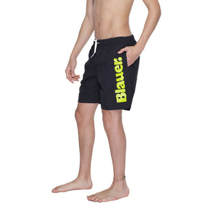 Blauer Black Polyamide Swim Shorts