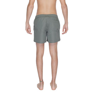 Emporio Armani Underwear Green Polyester Swim Shorts