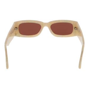 GCDS Cream Plastic Sunglasses