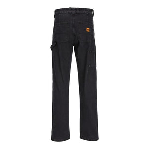 Jack Jones Black Cotton Relaxed Fit Jeans