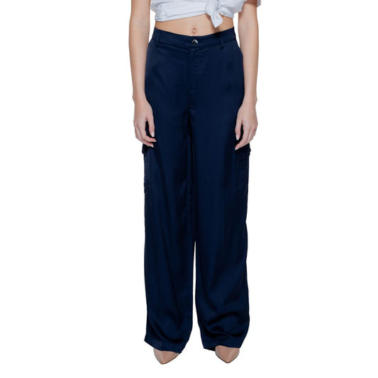 Street One Blue Viscose Pant