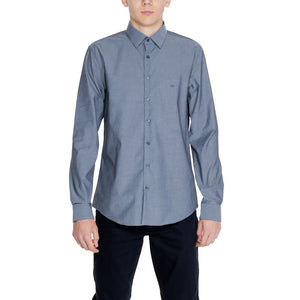 Calvin Klein Black Cotton Dress Shirt