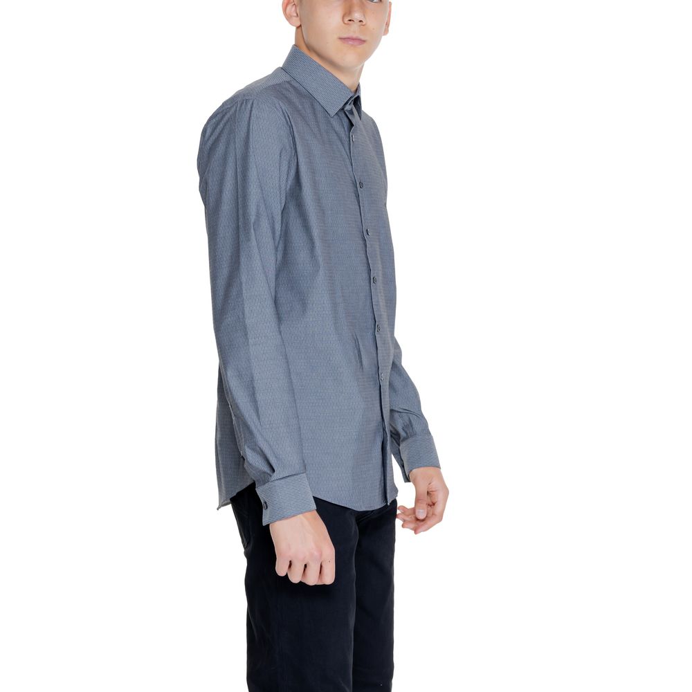 Calvin Klein Black Cotton Dress Shirt