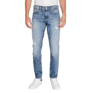Tommy Hilfiger Jeans Blue Cotton Slim Fit Jeans
