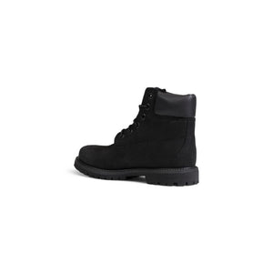 Timberland Black Recycled Leather Lace-Up Boots