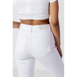 Only White Cotton Mom Jeans