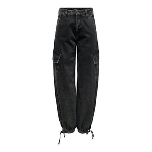 Only Black Cotton Boyfriend Jeans