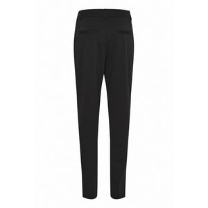 ICHI Black Recycled Polyester Dress Pants