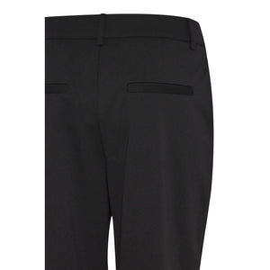 ICHI Black Recycled Polyester Dress Pants