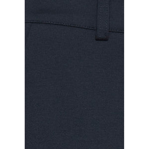 ICHI Blue Recycled Polyester Dress Pants