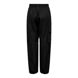 Only Black Cotton Cargo Pants