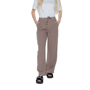 Street One Brown Cotton Pant