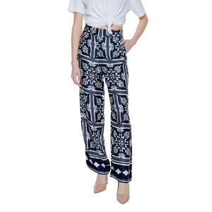 Street One Blue Viscose Pant