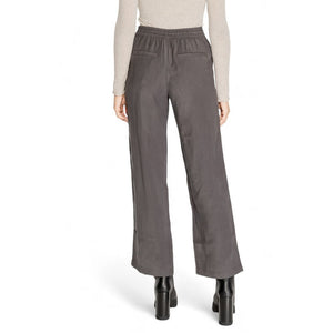 Jacqueline De Yong Gray Viscose Casual Pants
