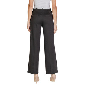 Street One Black Polyester Casual Pants