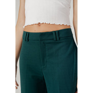 Only Green Polyester Casual Pants