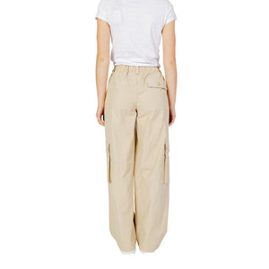 Only Beige Cotton Cargo Pants