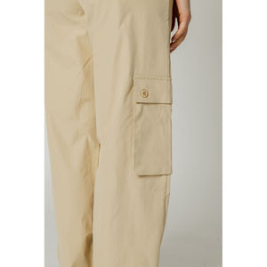 Only Beige Cotton Cargo Pants