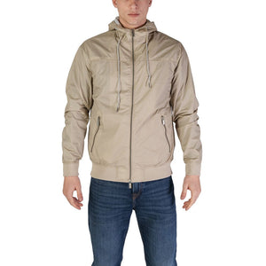 Hamaki-Ho Beige Nylon Shell Jacket