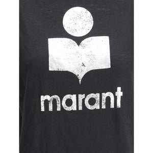 Marant Etoile Black Linen T-Shirt